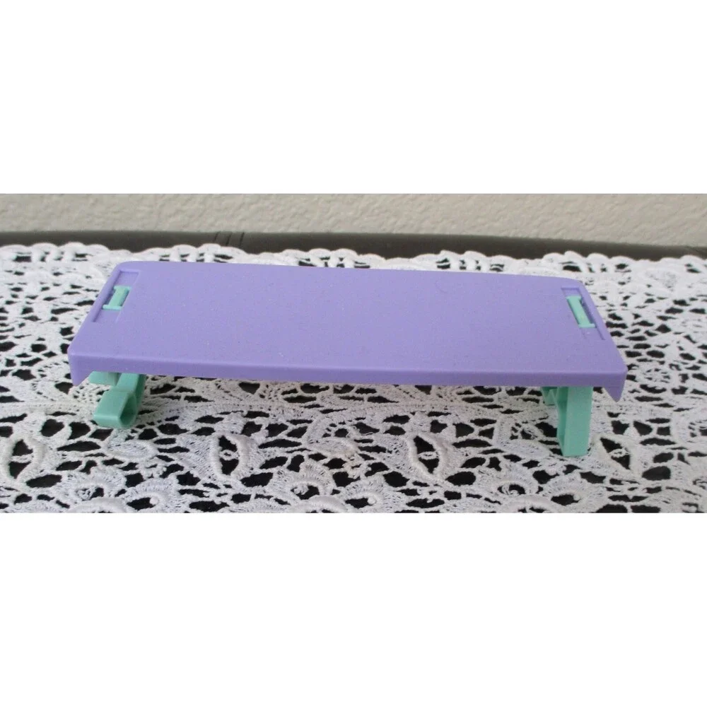 Doll ABC Purple Bench 5-1/4
